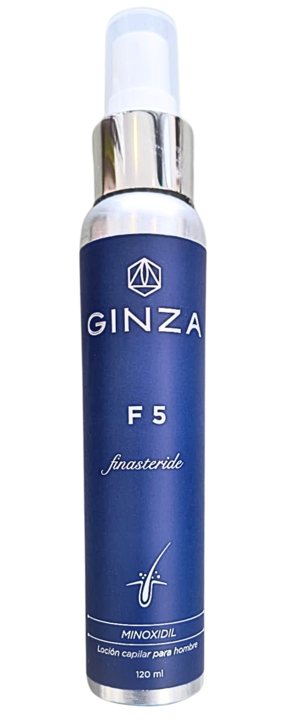 Finasterida 0.1 % / Minoxidil 5% F5 For Men Spray Ginza 120 ml