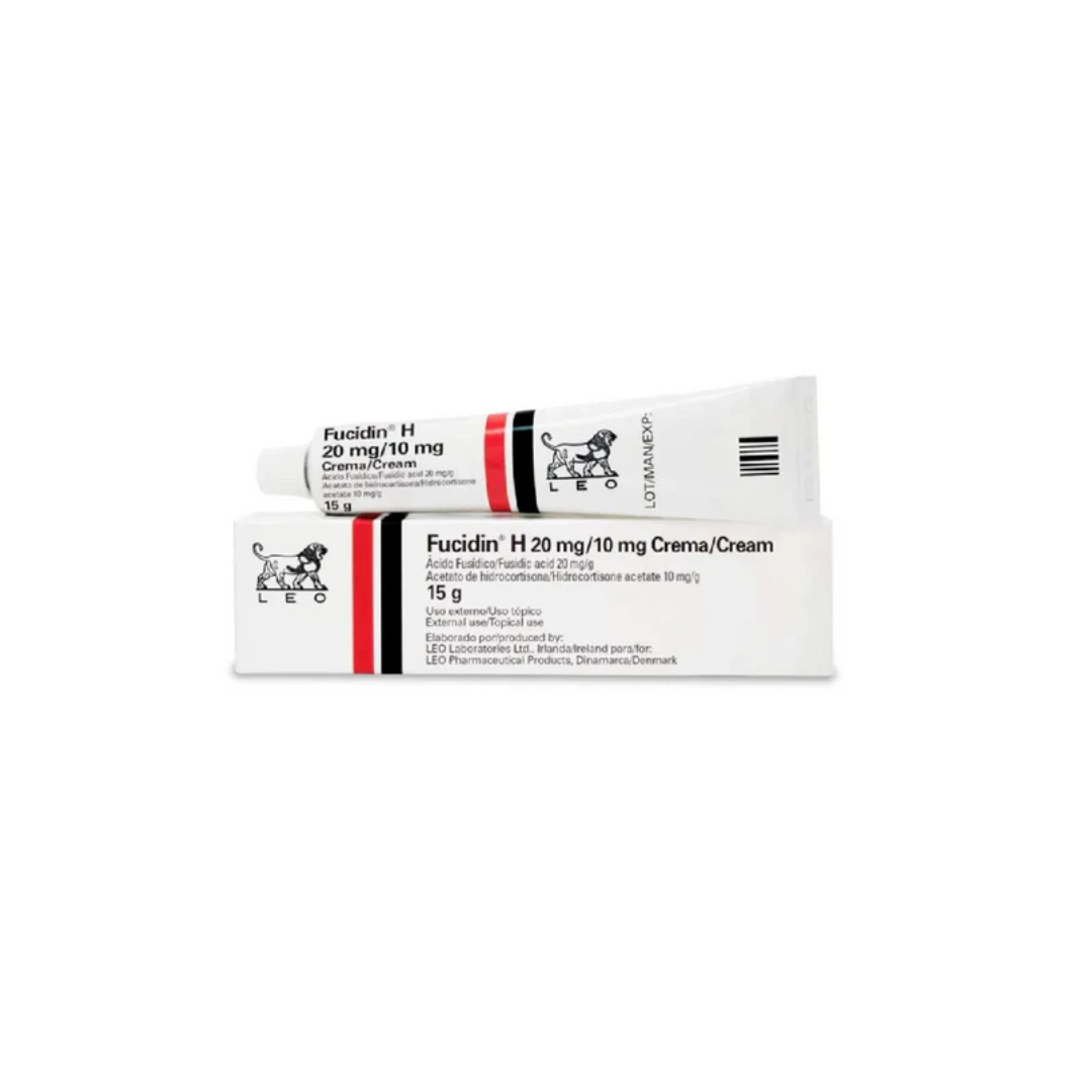 Ac. Fucidico 20 mg Hidrocortisona 10 mg FUCIDINMIX H Crema Leo Pharma 15 gr