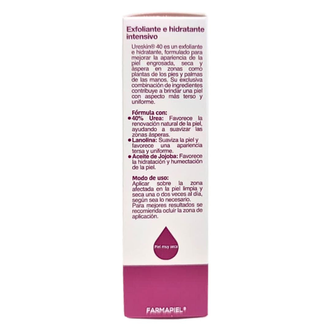 URESKIN 40 Exfoliante e Hidratante Intensivo Farmapiel 50 gr