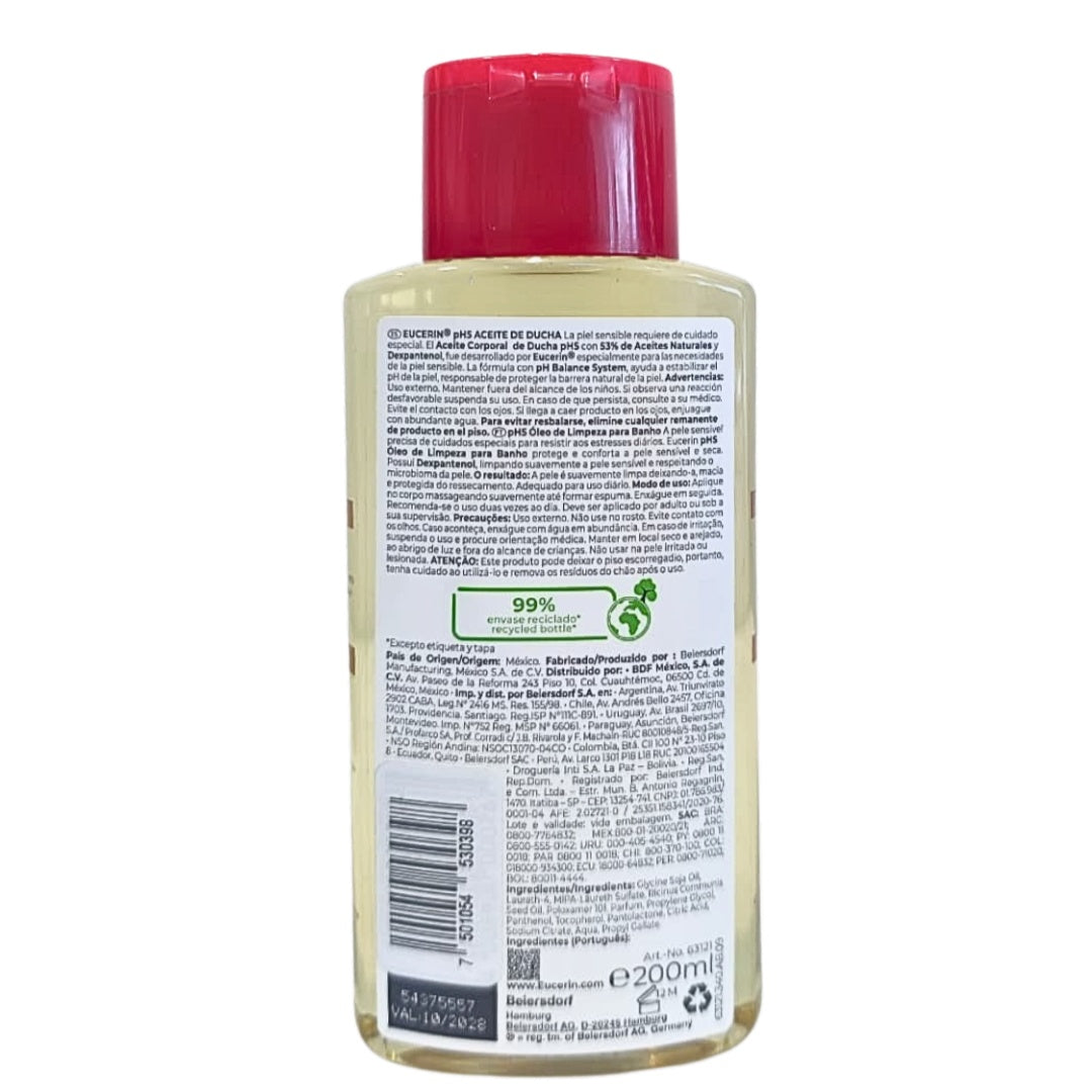 PH5 Aceite de Ducha 200 ml Eucerin