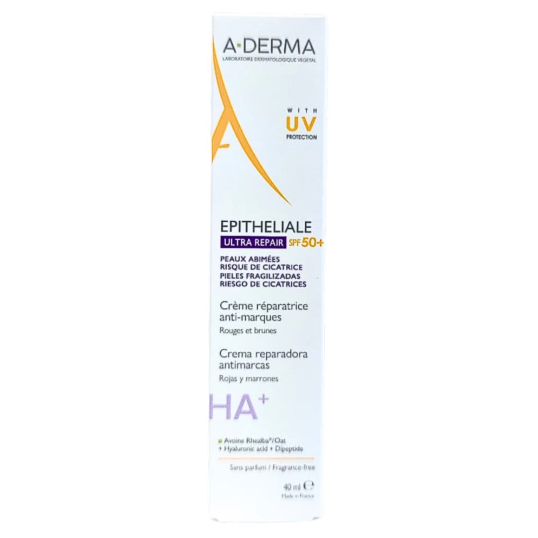 EPITHELIALE A.H. Ultra SPF 50+ Crema Reparadora Protectora Aderma 40 ml