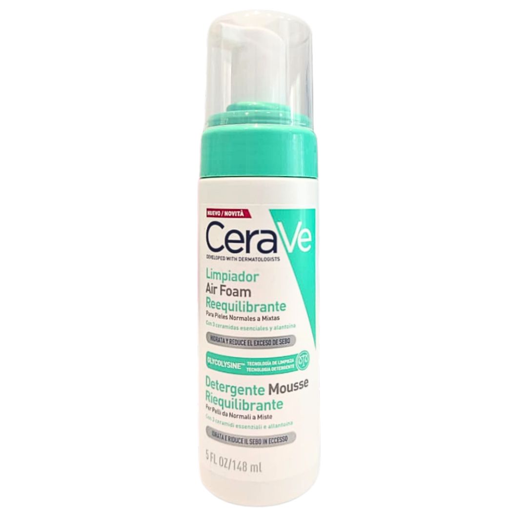 CERAVE Air Foam Limpiador Reequilibrante MVE Technology 148 ml