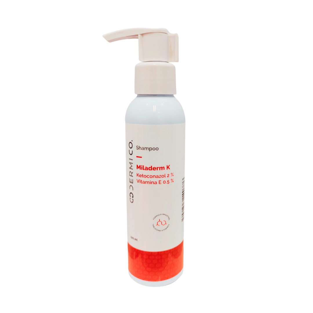 Ketoconazol 2% MILADERM K Shampoo 120 ml Dermico