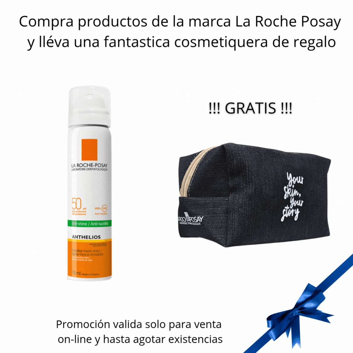 Protector Solar ANTHELIOS Bruma Anti-Brillos SPF 50+ La Roche Posay 75 ml