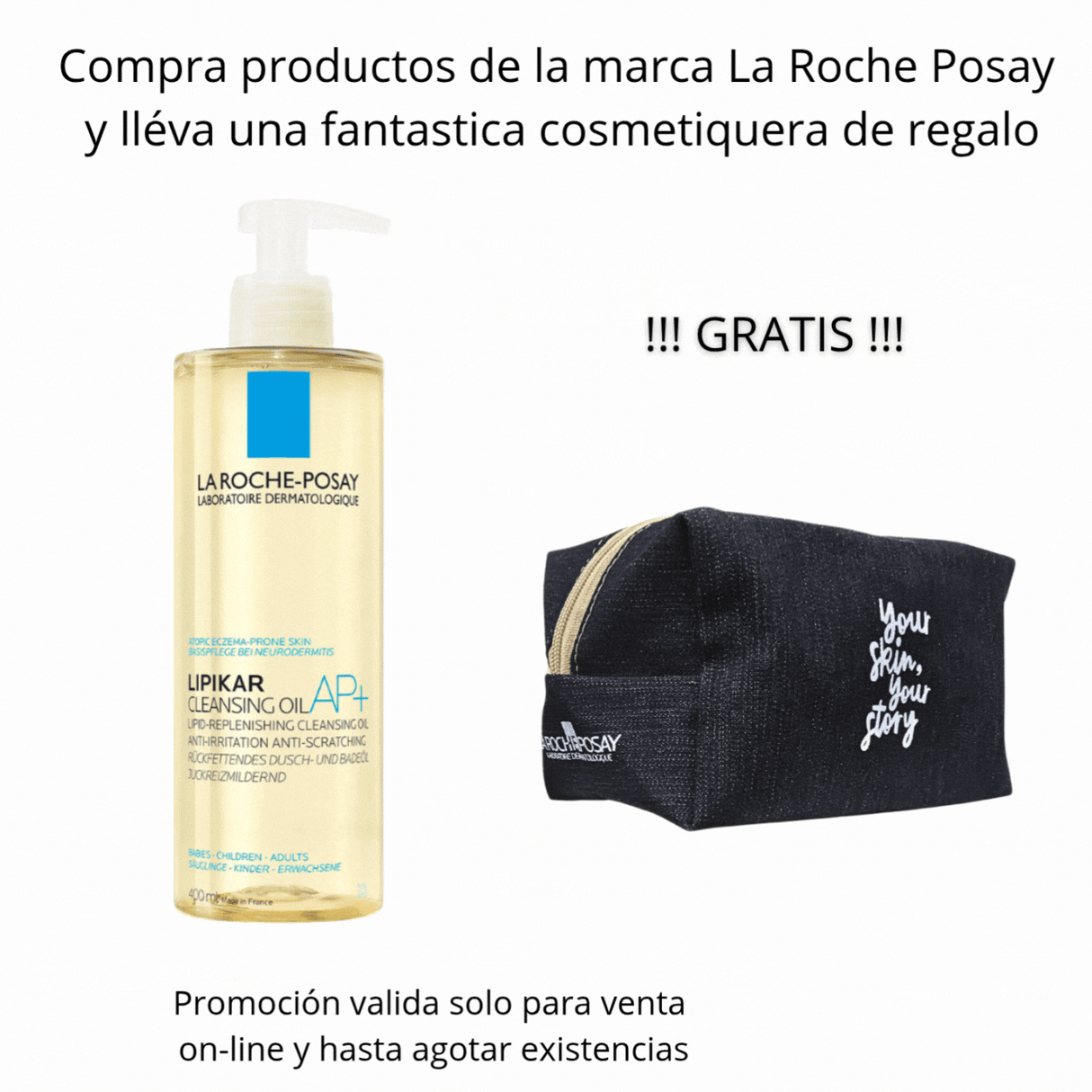LIPIKAR Cleansing Oil AP+ Aceite de Ducha La Roche Posay 400 gr