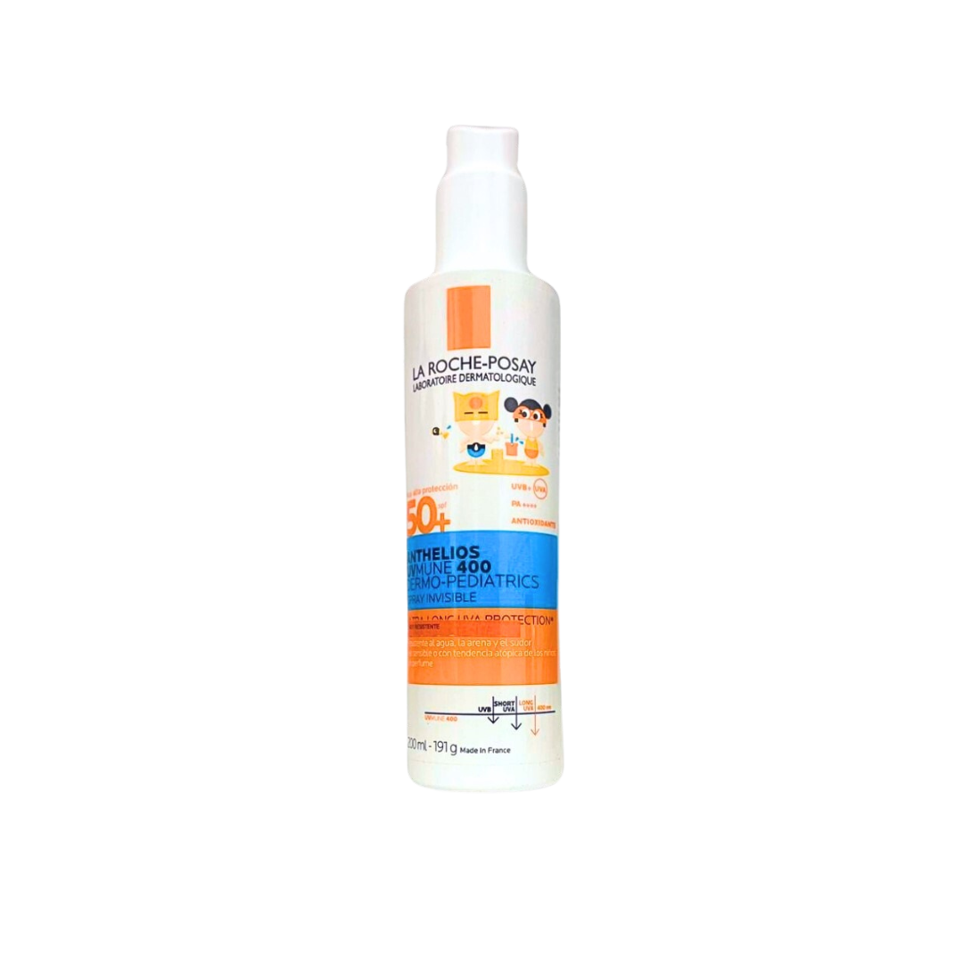 Protector Solar ANTHELIOS Uv Mune Dermo Pediatrico Spray Invisible La Roche Posay 200 ml