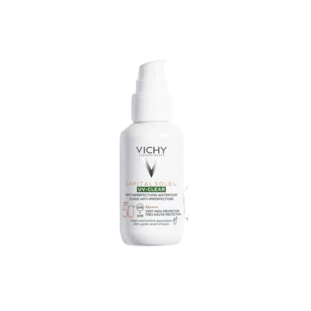 Protector Solar CAPITAL SOLEI UV-Clear SPF 50+ Vichy 40 ml
