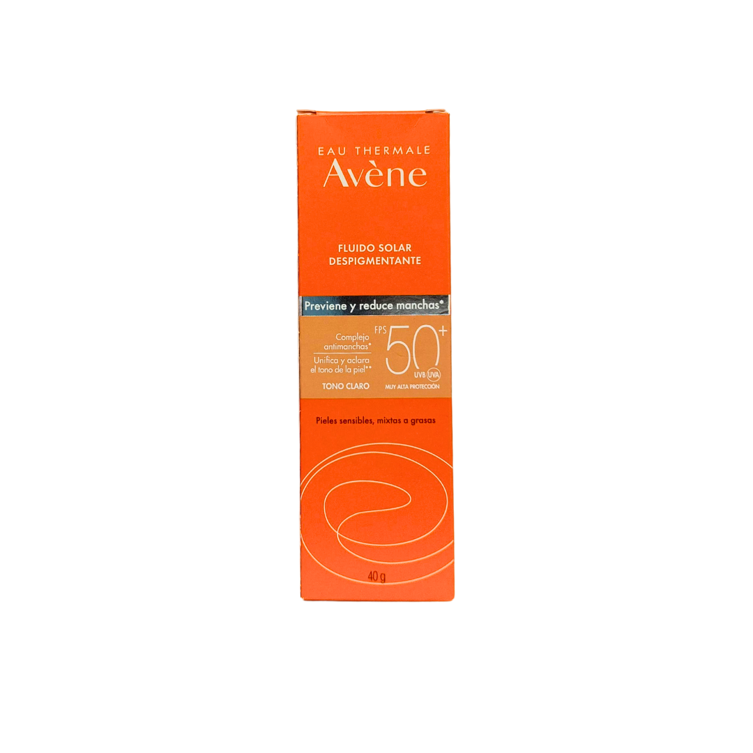 Protector Solar FLUIDO DESPIGMENTANTE FPS 50+ Tinte Claro Avene