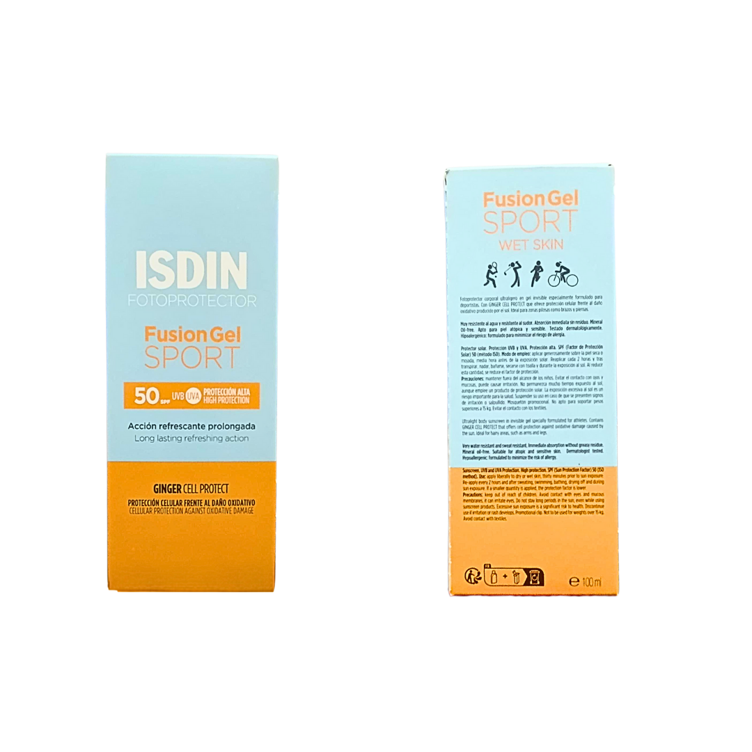 Protector Solar FUSION Gel SPORT SPF 50+ Isdin 100 ml