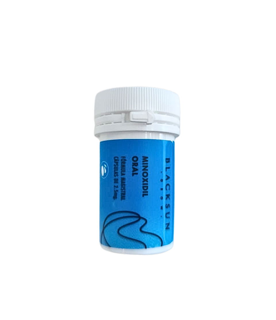 Minoxidil Oral 2.5 mg BLACKSUN 30 Capsulas