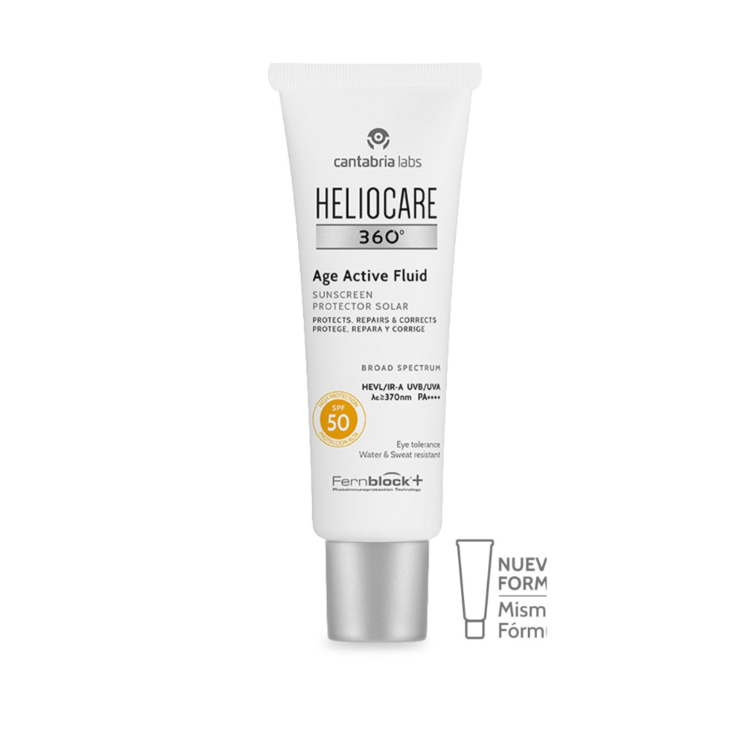 Protector Solar HELIOCARE 360 Age Active Fluid SPF 50 Cantabria 50 ml
