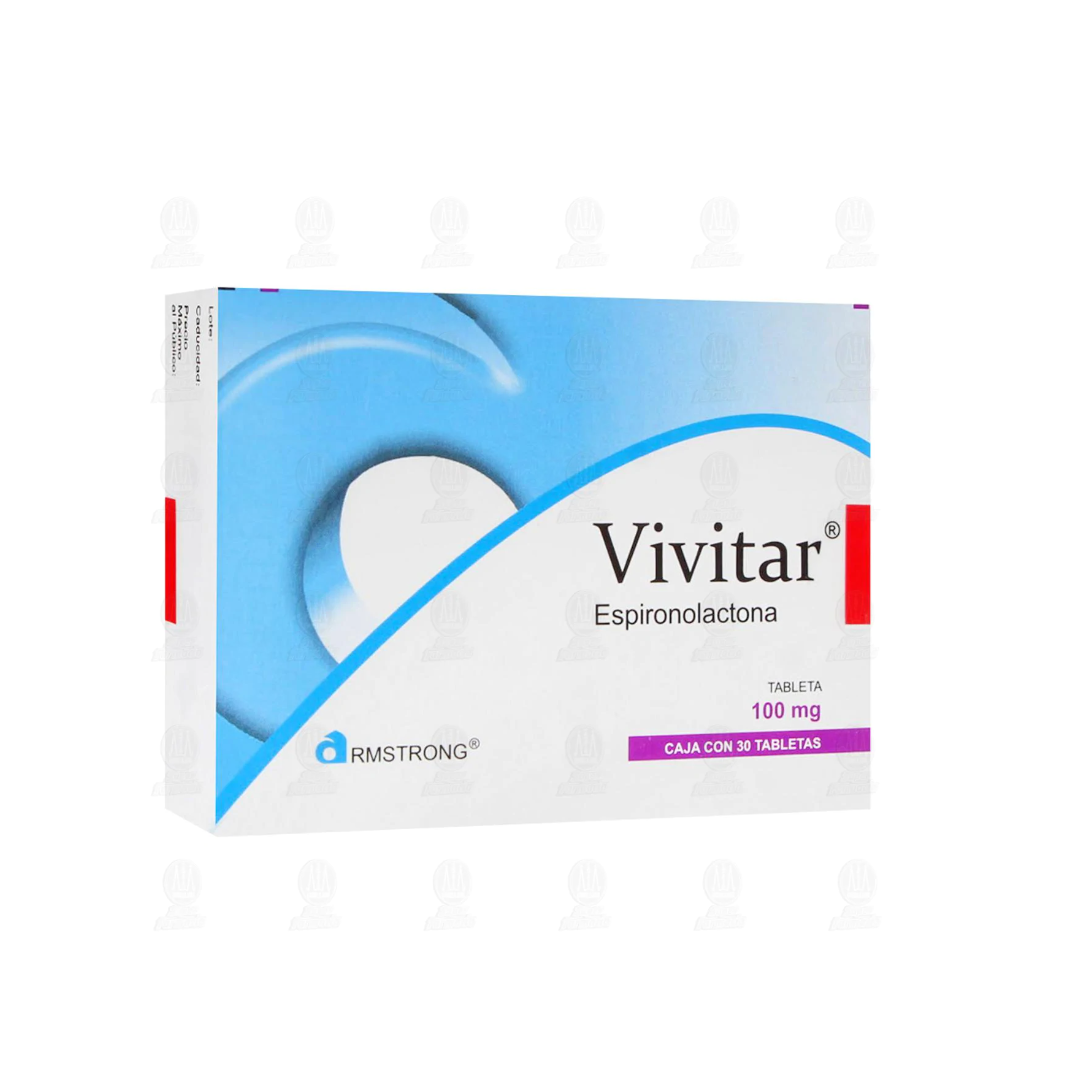 Espironolactona 100 mg VIVITAR 30 Tabletas Armstrong