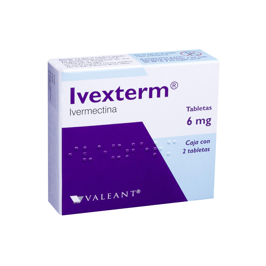 Ivexterm Tabletas 6 mg 2 Tabletas Valeant