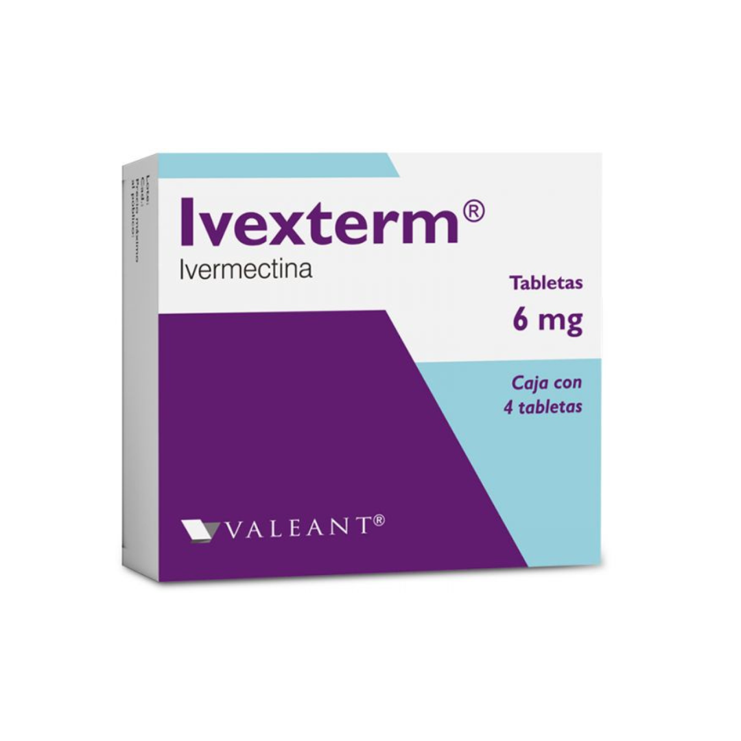 Ivexterm Tabletas 6 mg 4 Tabletas Valeant
