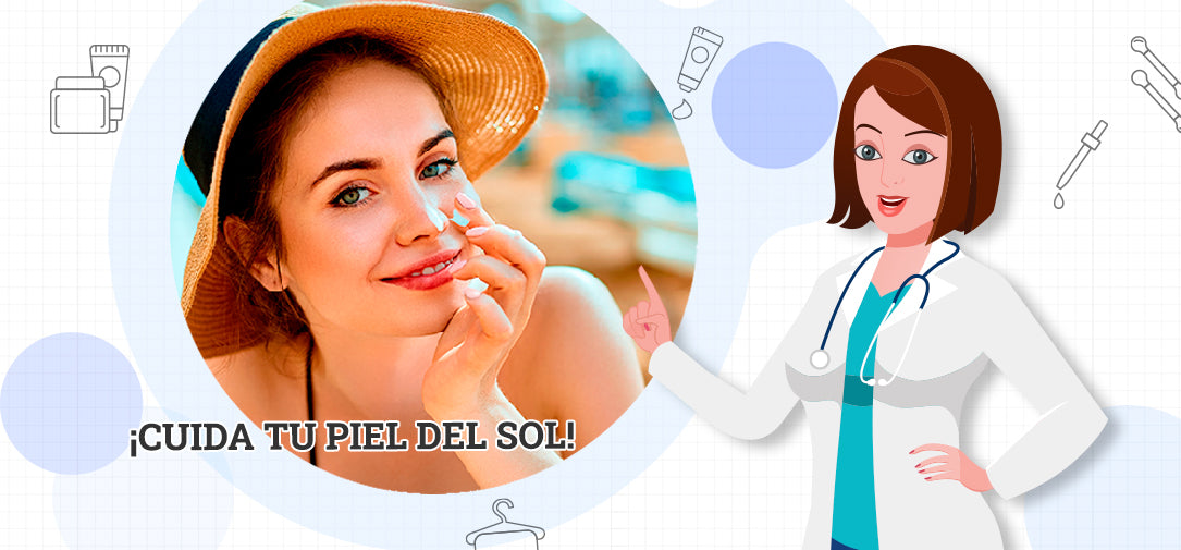 mujer piel hermosa protector solar