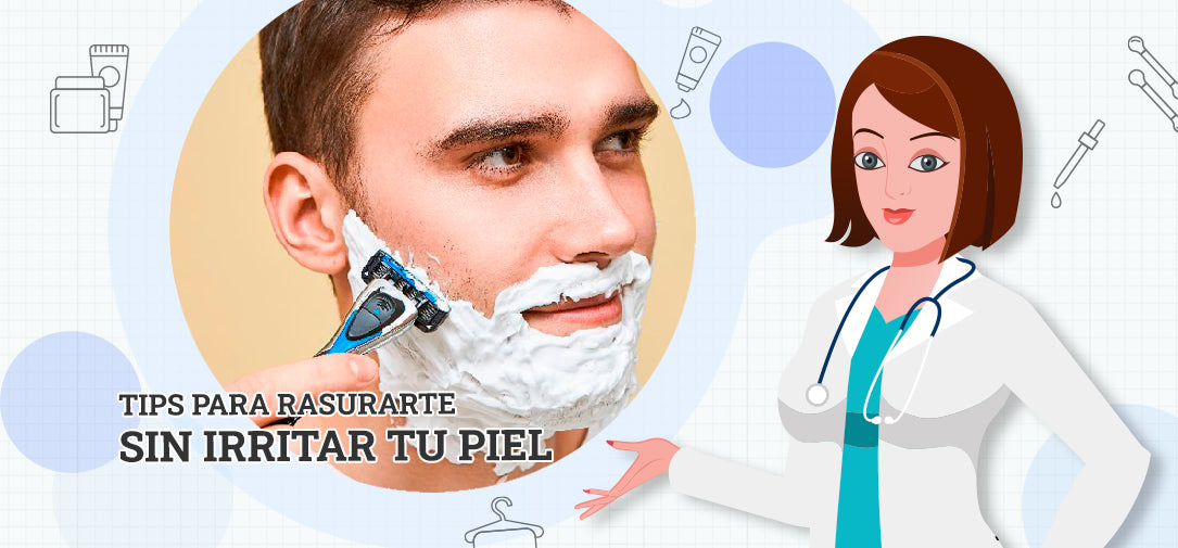 rasurar sin irritar piel