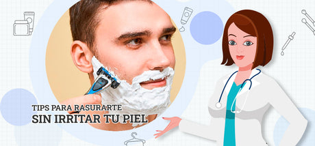 rasurar sin irritar piel