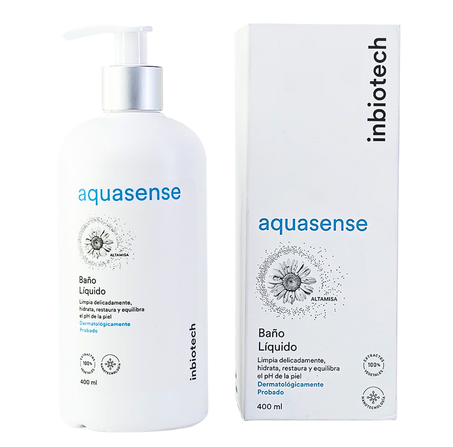 AQUASENSE BaÃ±o Liquido Hidratante Inbiotech 400 ml