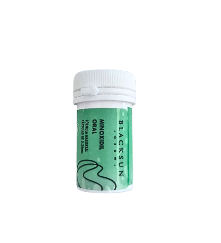 Minoxidil Oral 0.25 mg BLACKSUN 30 Capsulas