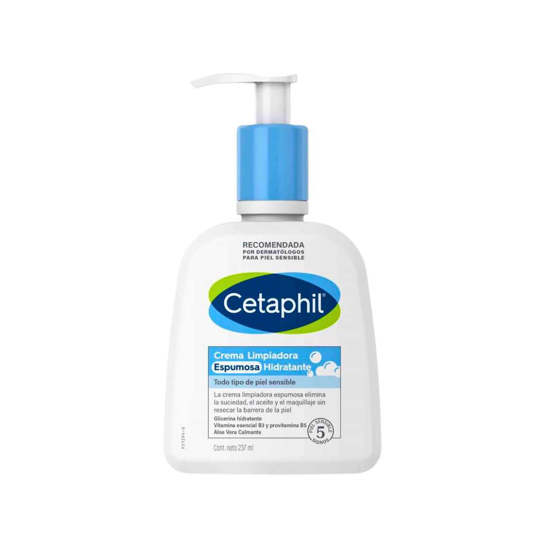 CETAPHIL Crema Limpiadora Espumosa Hidratante Galderma 237 ml