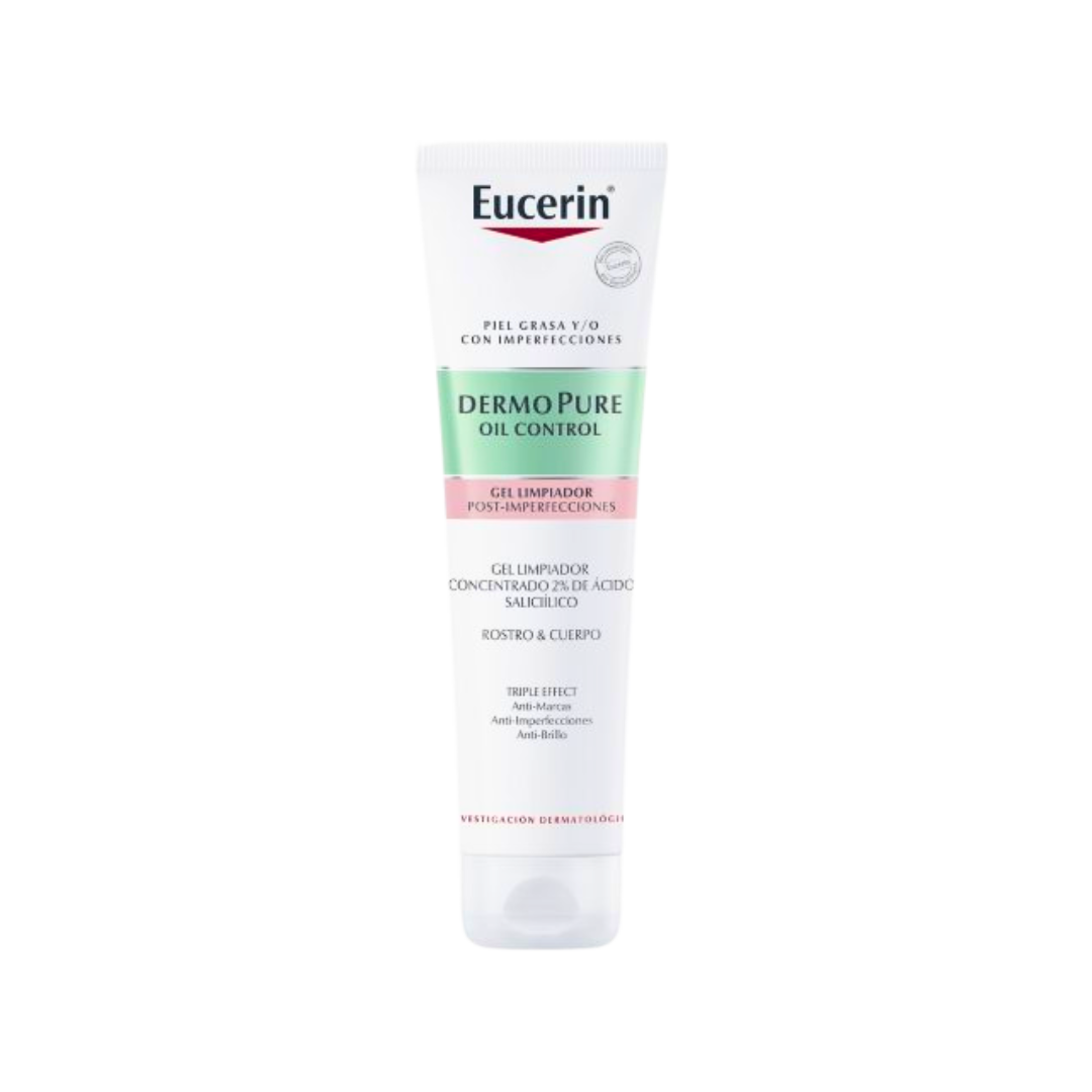 DERMOPURE Oil Control Gel Limpiador Cara y Cuerpo Eucerin 150 ml