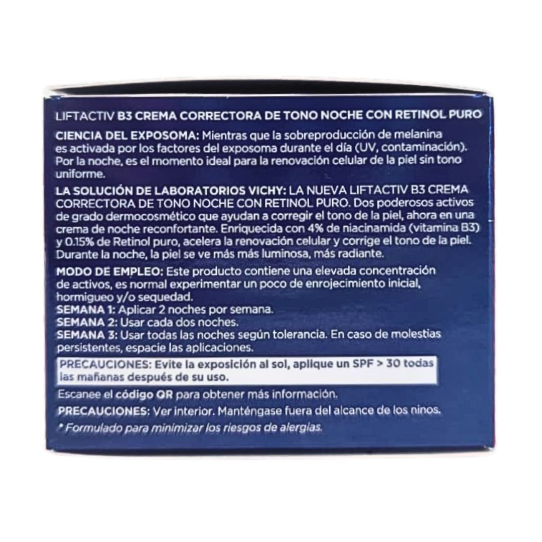 LIFTACTIV B3 Crema Correctora Tono Vichy 50 ml