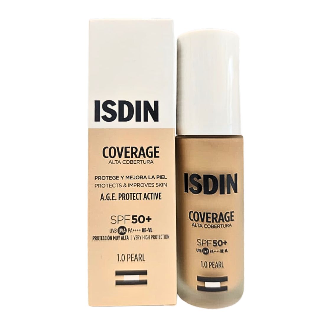 COVERAGE Tono 1 Pearl FPS 50+ Base de Maquillaje Isdin 30 gr