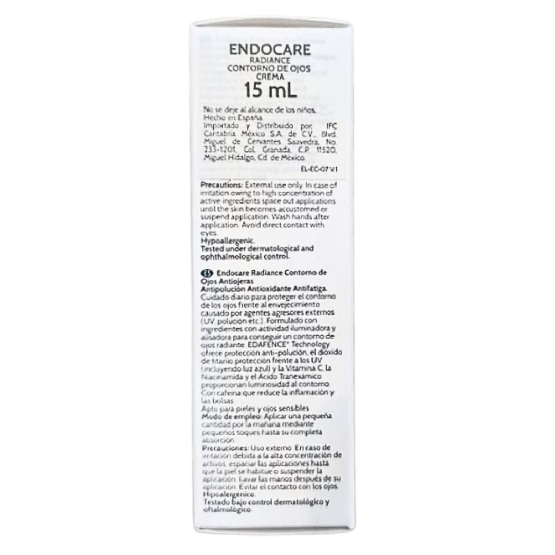 RADIANCE Endocare Contorno de ojos Cantabria 15 ml