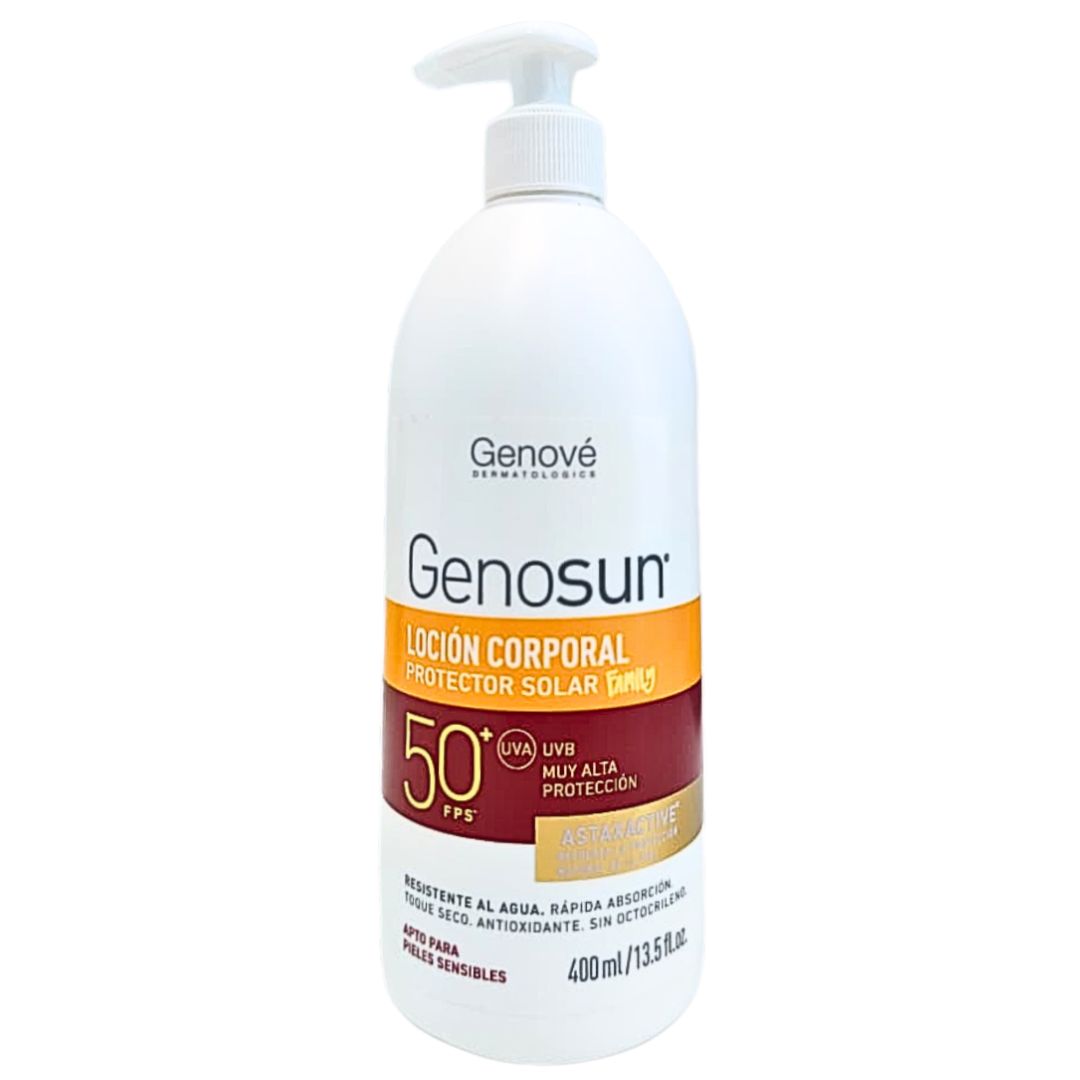 Protector Solar GENOSUN Family Locion Corporal FPS 50+ Genove 400 ml