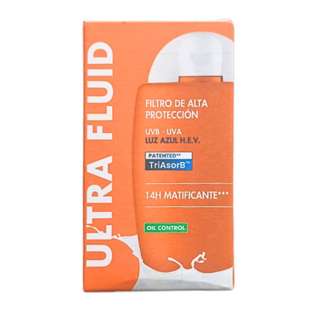 Protector Solar ULTRA FLUID Oil Control SPF 50+ Avene 50 ml