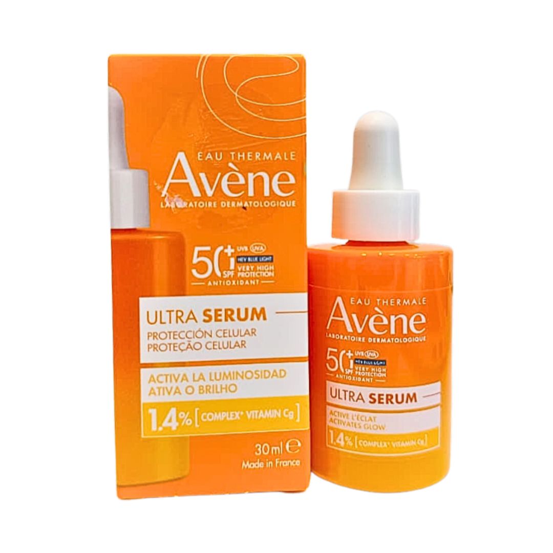 Protector Solar ULTRA SERUM Iluminador  SPF 50+ Avene 30 ml