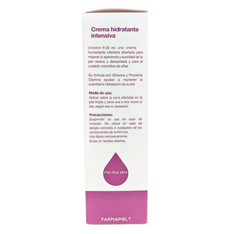 URESKIN 20 Crema Hidratante Intensiva Reparadora Farmapiel 250 gr