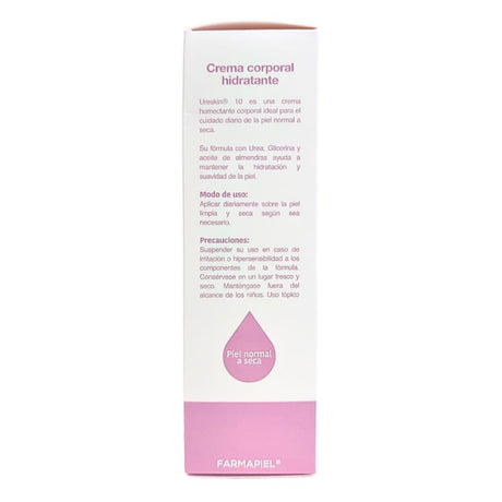 URESKIN 10 Crema Hidratante Uso Diario Famrapiel 250 gr