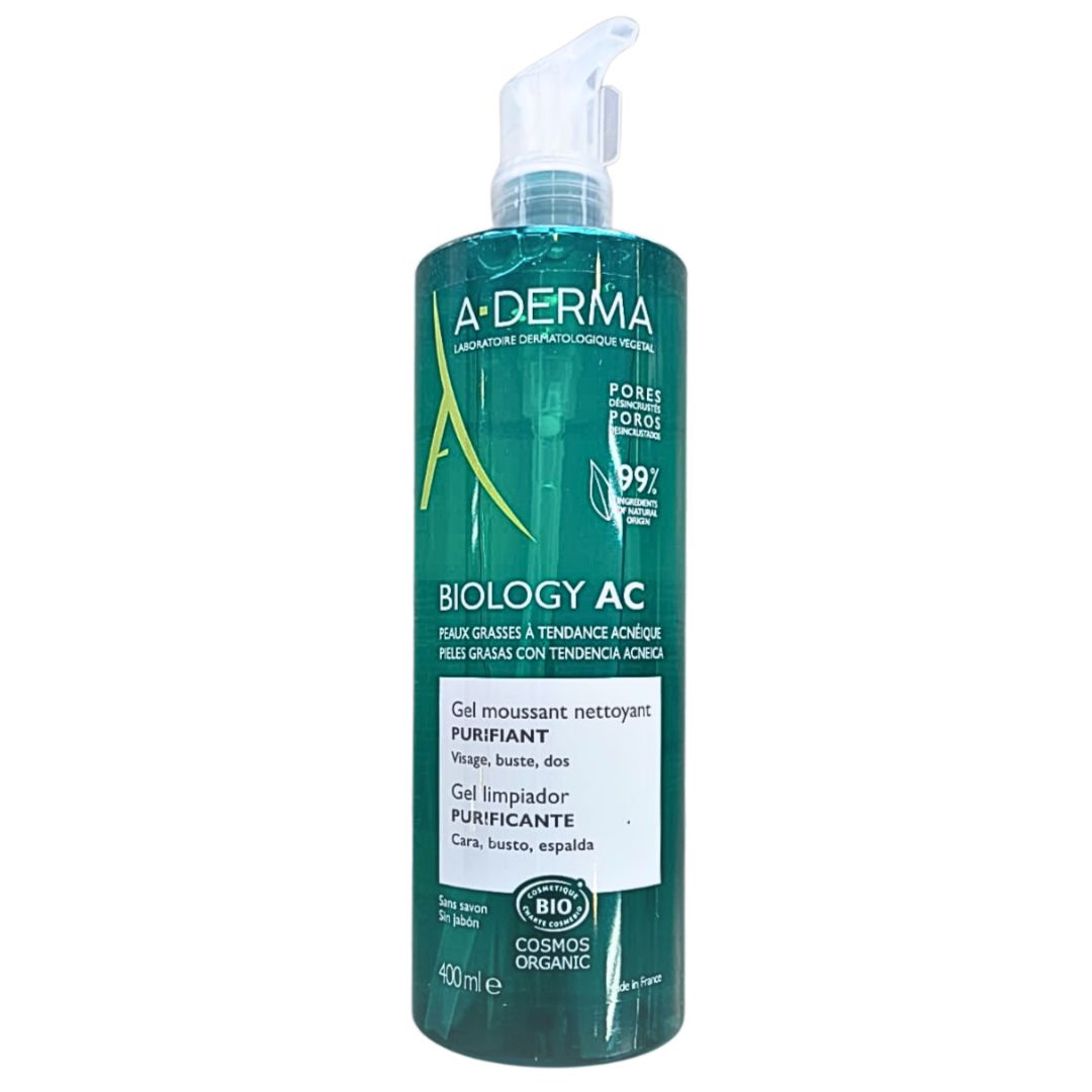 BIOLOGY-AC Gel limpiador Aderma 400 ml