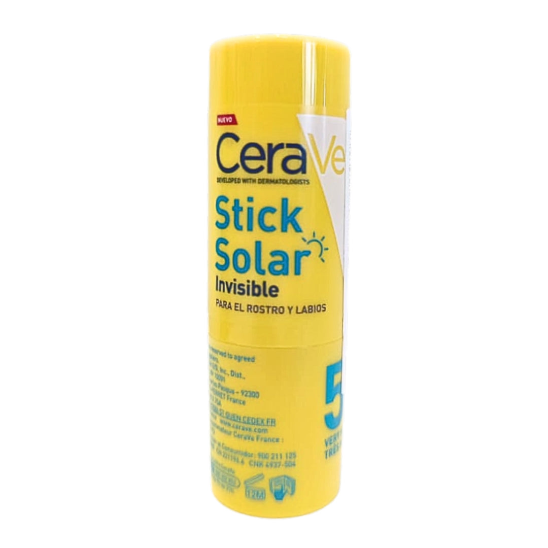 Protector Solar CERAVE Stick Invisible Rostro y Labios SPF 50+ MVE Technology 8 mg