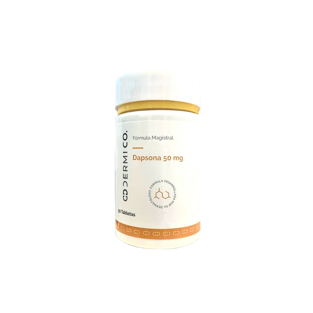 DAPSONA 50 mg 50 Tabletas Dermico