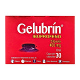 Ibuprofeno 400 mg GELUBRIN 30 Cápsulas Progela