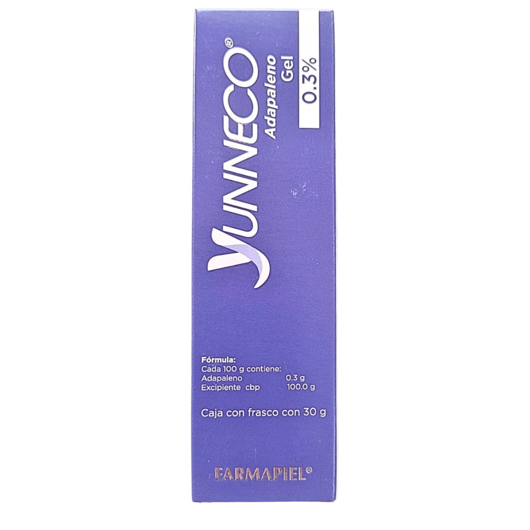 Adapaleno 0.3% YUNNECO Gel 30 gr Farmapiel