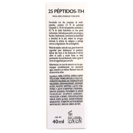 25 PEPTIDOS-TH Cuello y Escote Rollo-On GH 40 ml