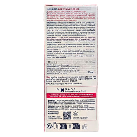 SENSIBIO Defensive Serum Calmate-Hidratante Bioderma 30 ml