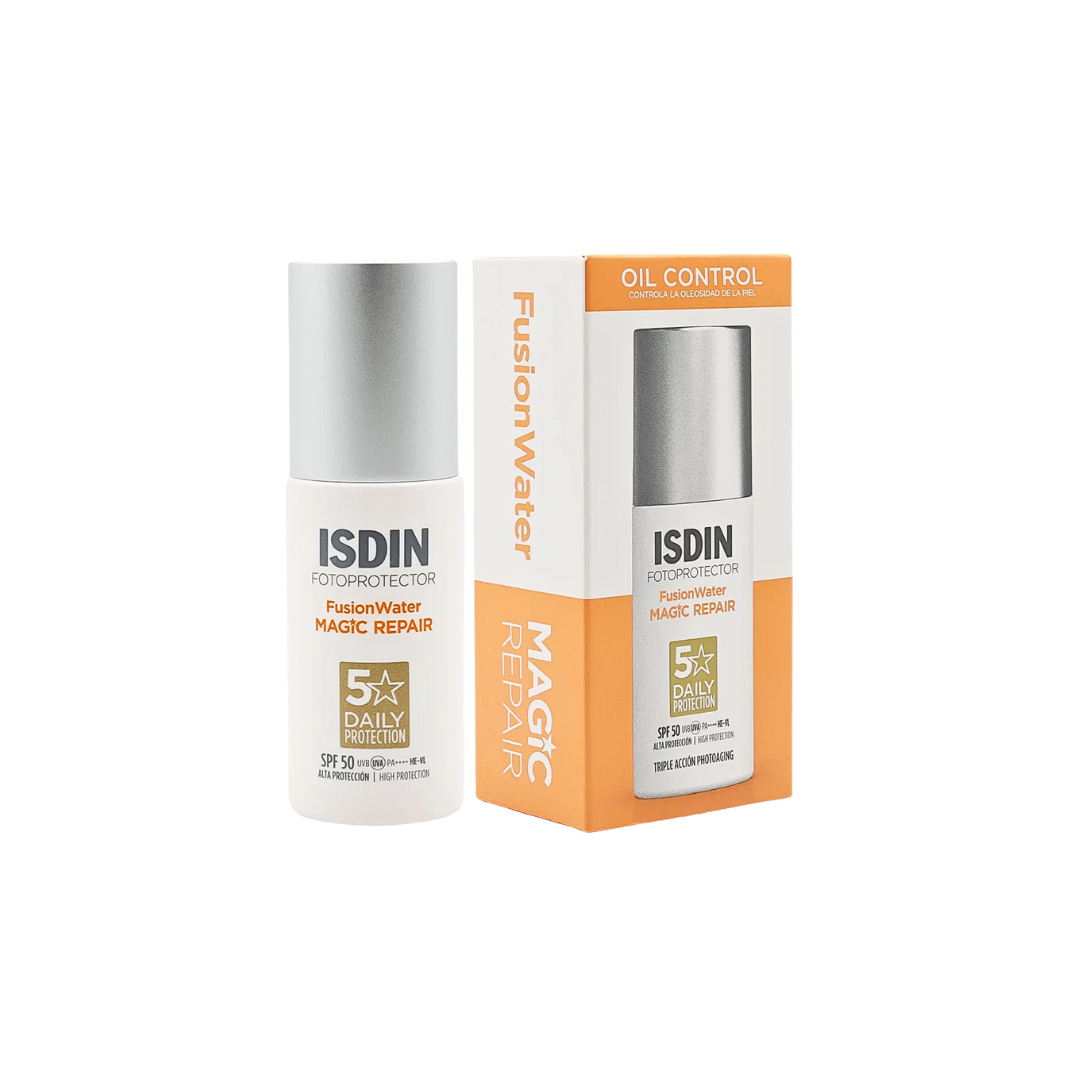 Protector Solar MAGIC REPAIR Fusion Water SPF 50+ Isdin 50 ml