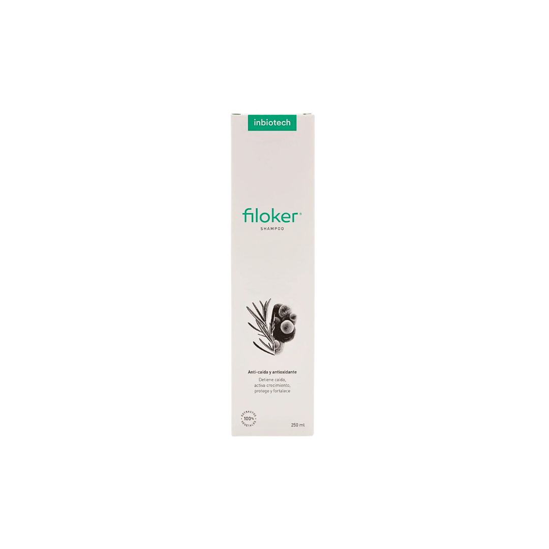FILOKER Shampoo Anti-caida y Antioxidante Inbotech 250 ml