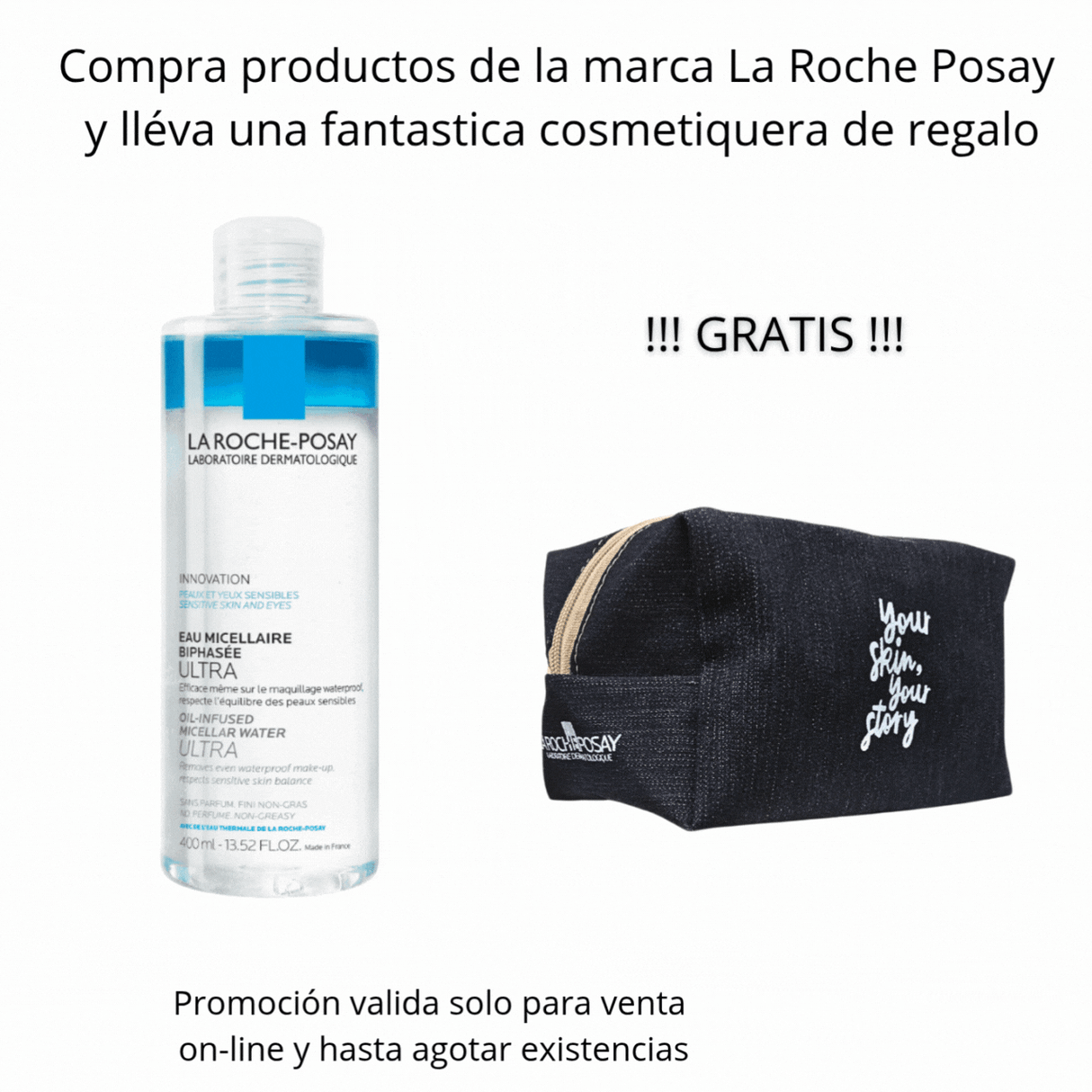 ULTRA Agua Micelar Bifasica La Roche Posay 400 ml