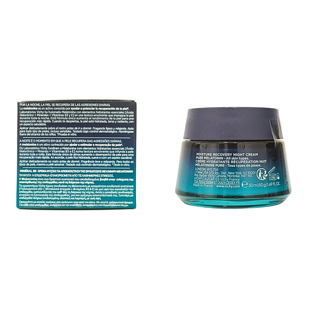 MINERAL 89 Melatonina Crema Reparadora de Noche Vichy 50 ml