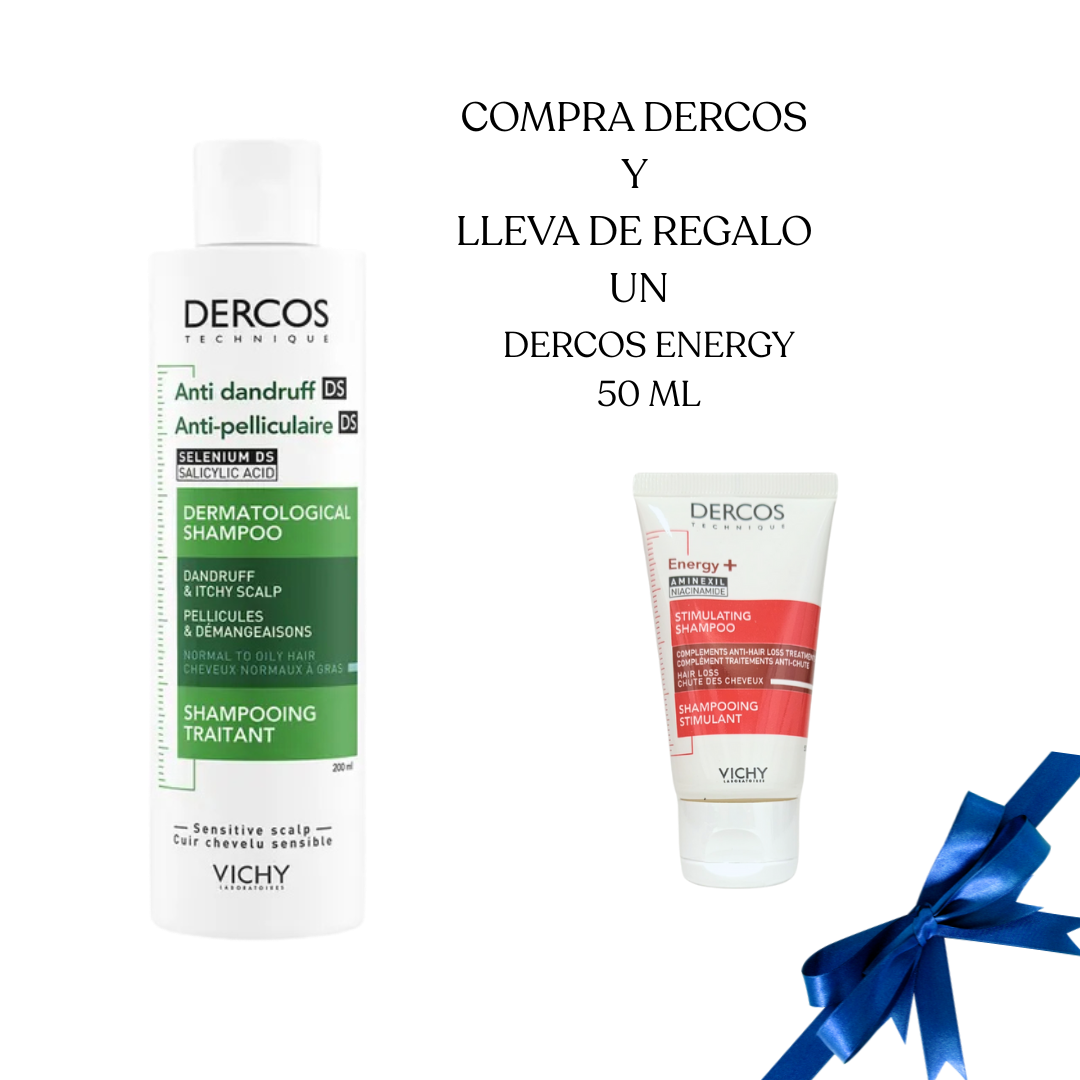 DERCOS Shampoo Caspa Grasa Vichy 200 ml