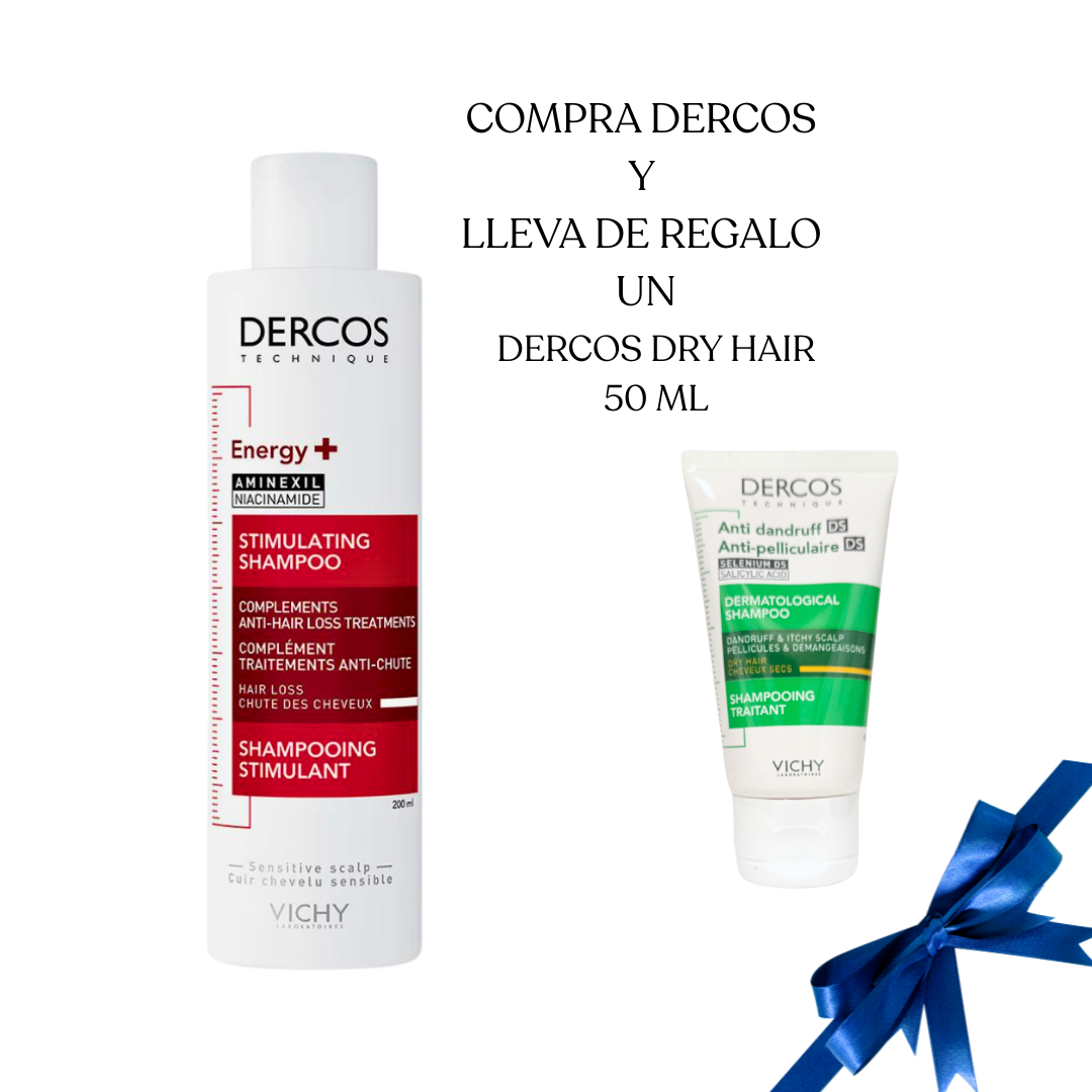 DERCOS Energy + Shampoo Estimulante Vichy 200 ml