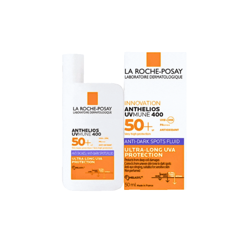 Protector Solar ANTHELIOS Uv Mune 400 Fluido Antimanchas SPF 50+ La Roche Posay 50 ml