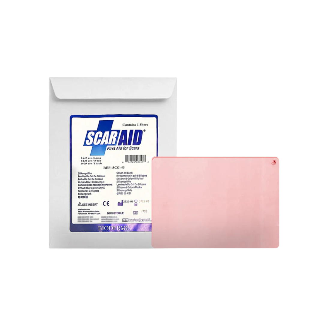SCAR AID Lamina de Gel de Silicona 12 x 14.5 cm Biodermis
