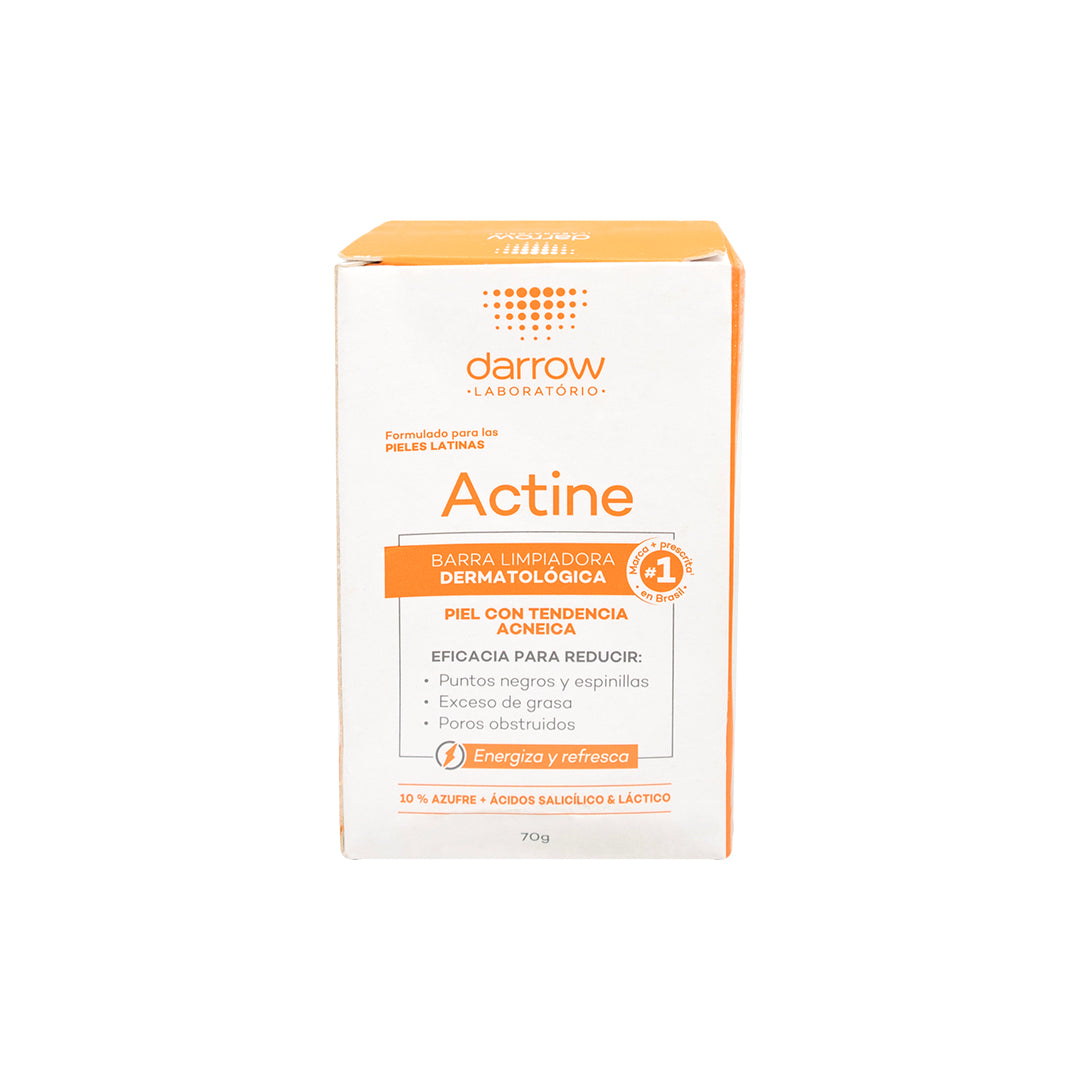 ACTINE Barra Dermolimpiadora Piel Acneica Darrow 70 gr