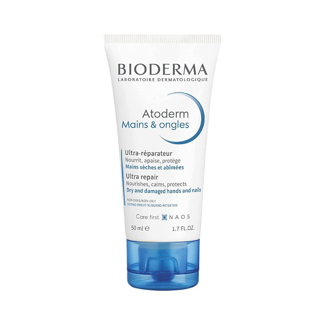 ATODERM Manos y Uñas Crema Ultra Reparadora Bioderma 50 ml